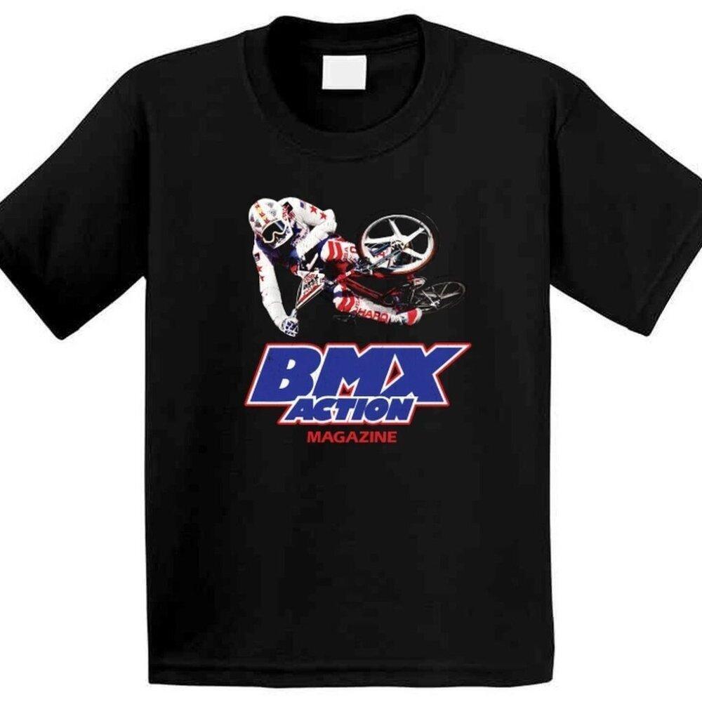 Bmx Action T Shirt, Retro Bmx Bike Racing Graphic Tee, 80S 90S Sports